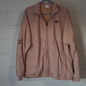 Gigi Hadid x Reebok Peach Windbreaker Women’s Medium Athleisure Jacket Y2K